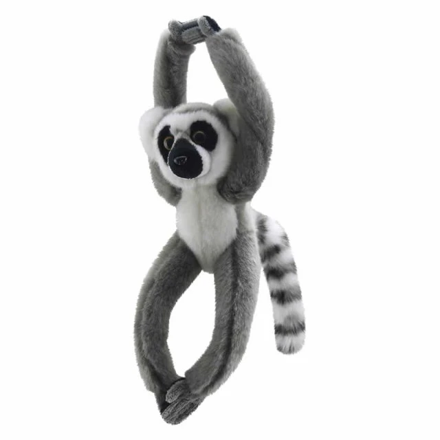Plush Lemur with Velcro on the paws 30 cm.
