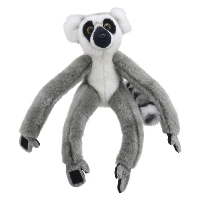 Plush Lemur with Velcro on the paws 30 cm.