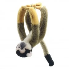 Plush Monkey Squirrel with Velcro on the paws 30 cm.