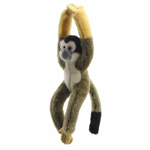 Plush Monkey Squirrel with Velcro on the paws 30 cm.