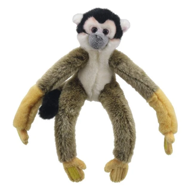 Plush Monkey Squirrel with Velcro on the paws 30 cm.