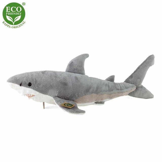 Plush White shark 51 cm.