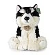 Plush Malamute dog 28 cm. sitting