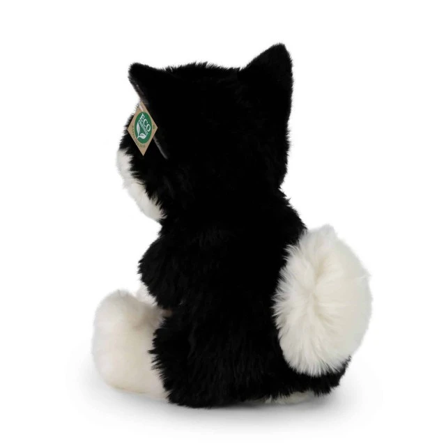 Plush Malamute dog 28 cm. sitting