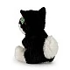 Plush Malamute dog 28 cm. sitting