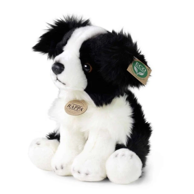 Plush Dog Border Collie sitting 30 cm.