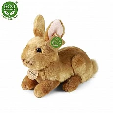 Plush Beige bunny standing 24 cm.