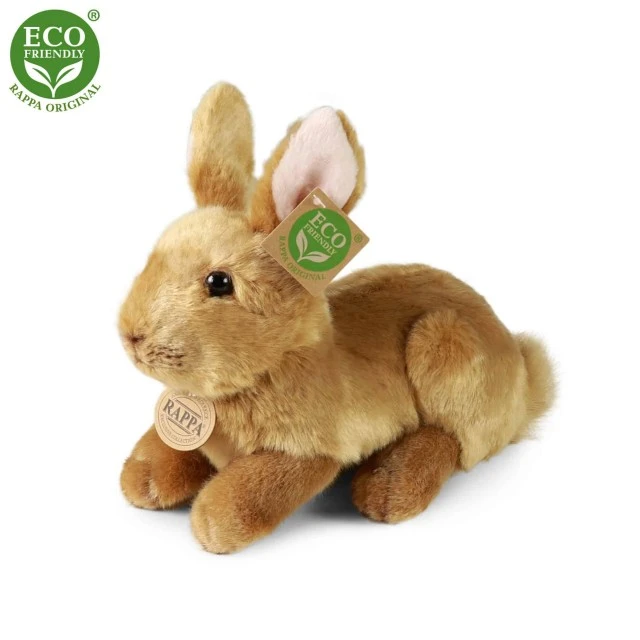 Plush Beige bunny standing 24 cm.