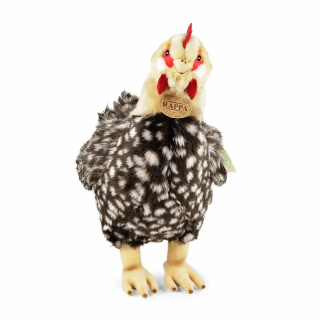 Plush Hen with egg 33 cm standing