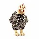Plush Hen with egg 33 cm standing