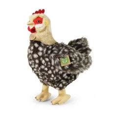 Plush Hen with egg 33 cm standing