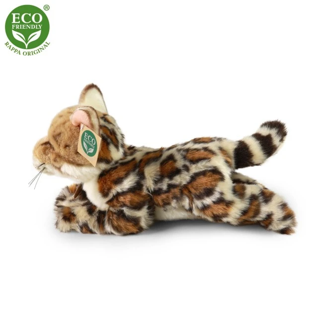 Plush Ocelot lying 25 cm.