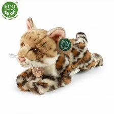 Plush Ocelot lying 25 cm.