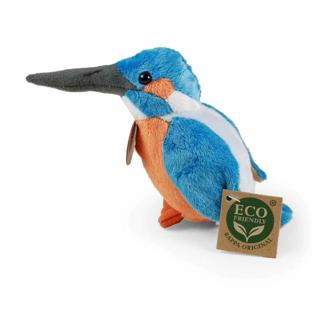 Plush bird Kingfisher 12 cm.
