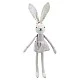 Linen toy Bunny girl 27 cm.