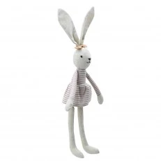 Linen toy Bunny girl 27 cm.