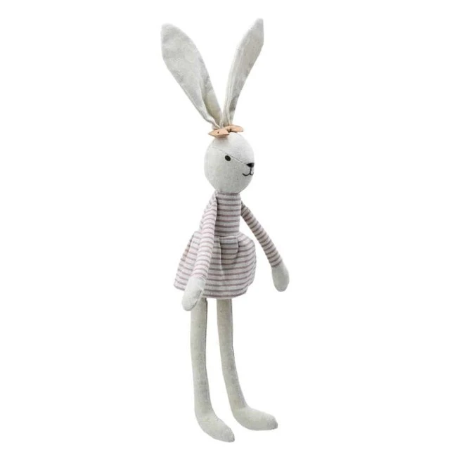 Linen toy Bunny girl 27 cm.