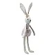 Linen toy Bunny girl 27 cm.