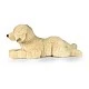 Large plush Golden Retriever 60 cm. lying down