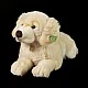 Large plush Golden Retriever 60 cm. lying down