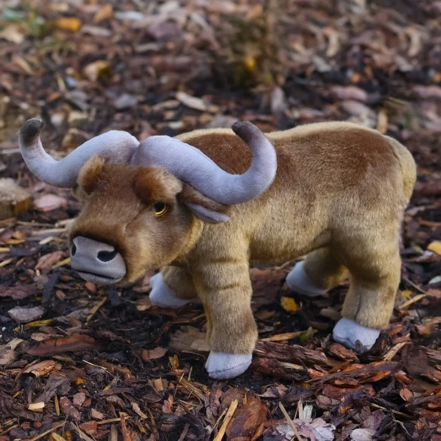 Plush Buffalo 28 cm standing