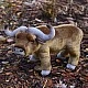 Plush Buffalo 28 cm standing