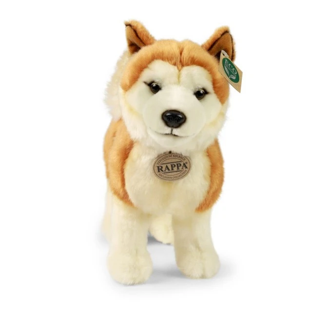 Plush Akita dog 30 cm standing