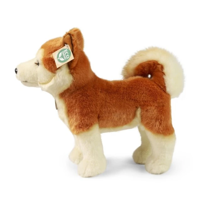 Plush Akita dog 30 cm standing