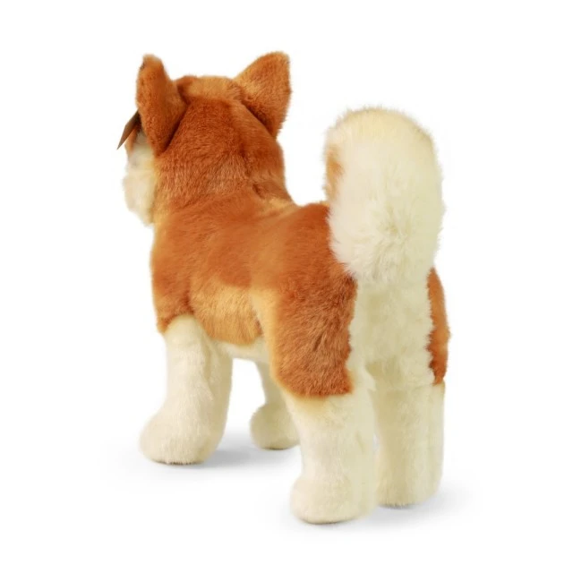 Plush Akita dog 30 cm standing