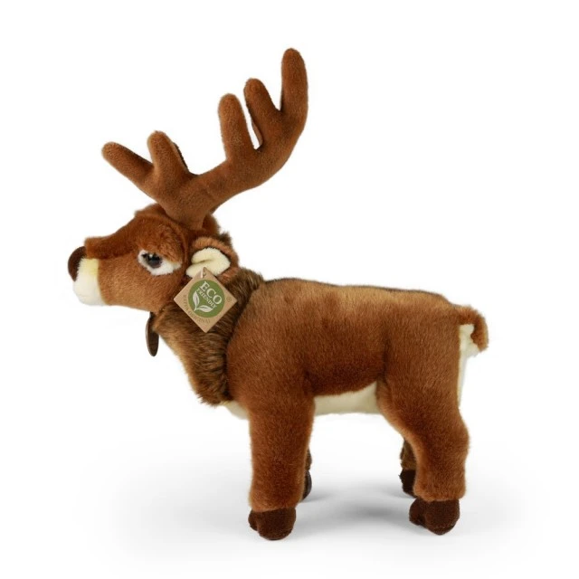 Plush Deer standing 34 cm.