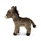 Plush donkey standing 28 cm.