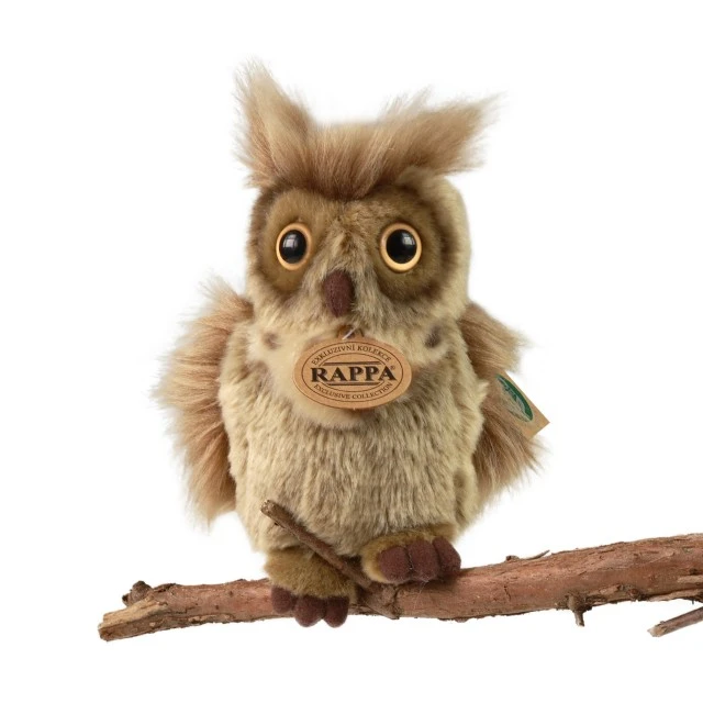 Plush Horned Owl 16 cm.