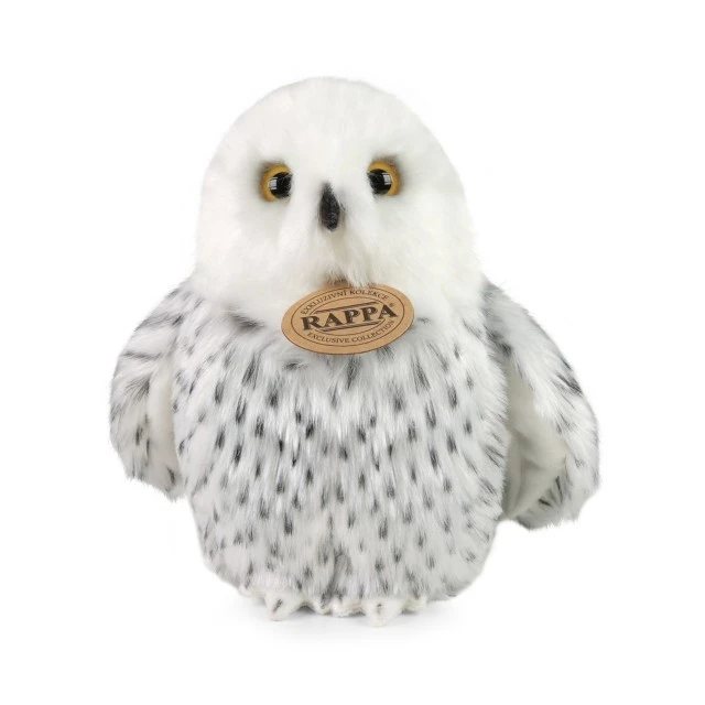 Plush White Owl 18 cm.