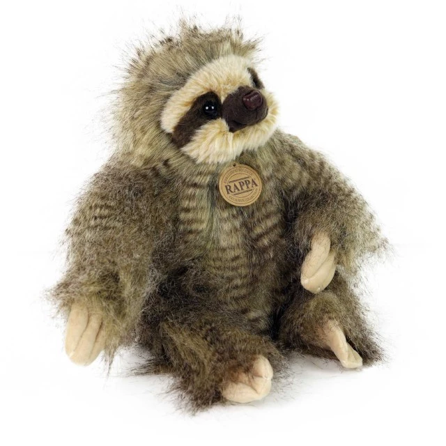 Plush Shaggy Sloth Sitting 25 cm.