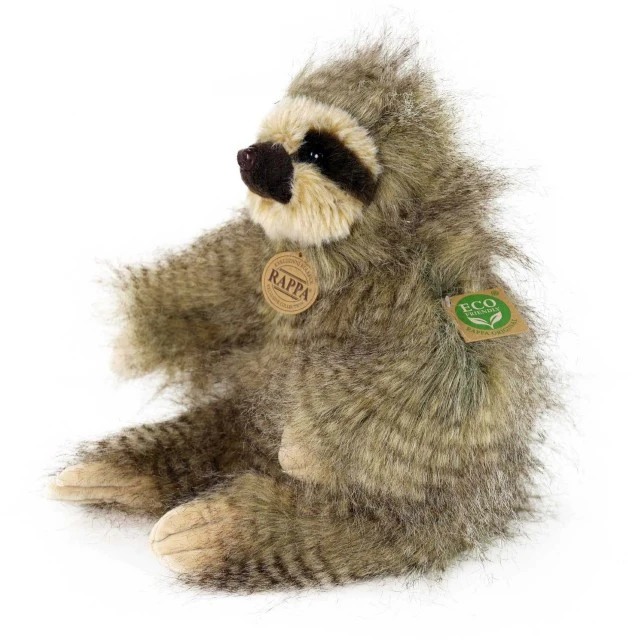Plush Shaggy Sloth Sitting 25 cm.