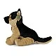 Plush German Shepherd 25 cm. sitting