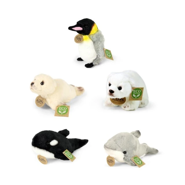 Plush Arctic Whale 19 cm.