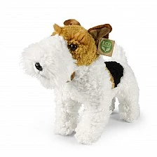 Plush dog Fox Terrier 30 cm. standing