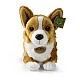 Plush Corgi dog 32 cm. Eco friends series