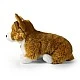 Plush Corgi dog 32 cm. Eco friends series