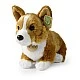 Plush Corgi dog 32 cm. Eco friends series