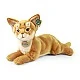 Plush Abyssinian cat 30 cm. lying