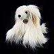 Plush Chinese Crested Dog 30 cm.
