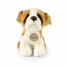 Plush dog St. Bernard 20 cm. sitting