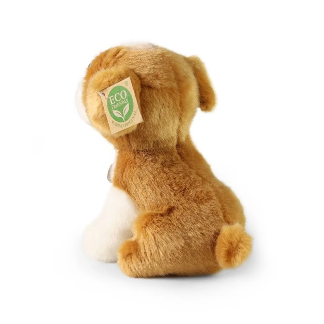 Plush dog St. Bernard 20 cm. sitting