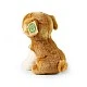 Plush dog St. Bernard 20 cm. sitting