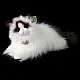 Plush Ragdoll Cat lying down 35 cm.