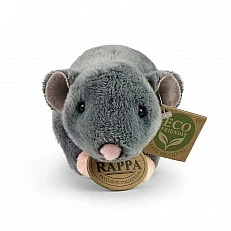 Eco plush toy Gray mouse 20 cm.