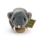 Eco plush toy Gray mouse 20 cm.