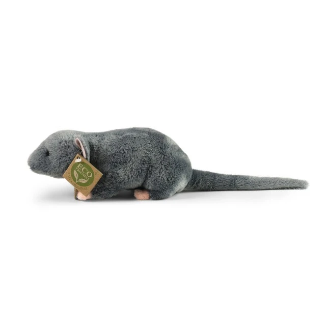 Eco plush toy Gray mouse 20 cm.